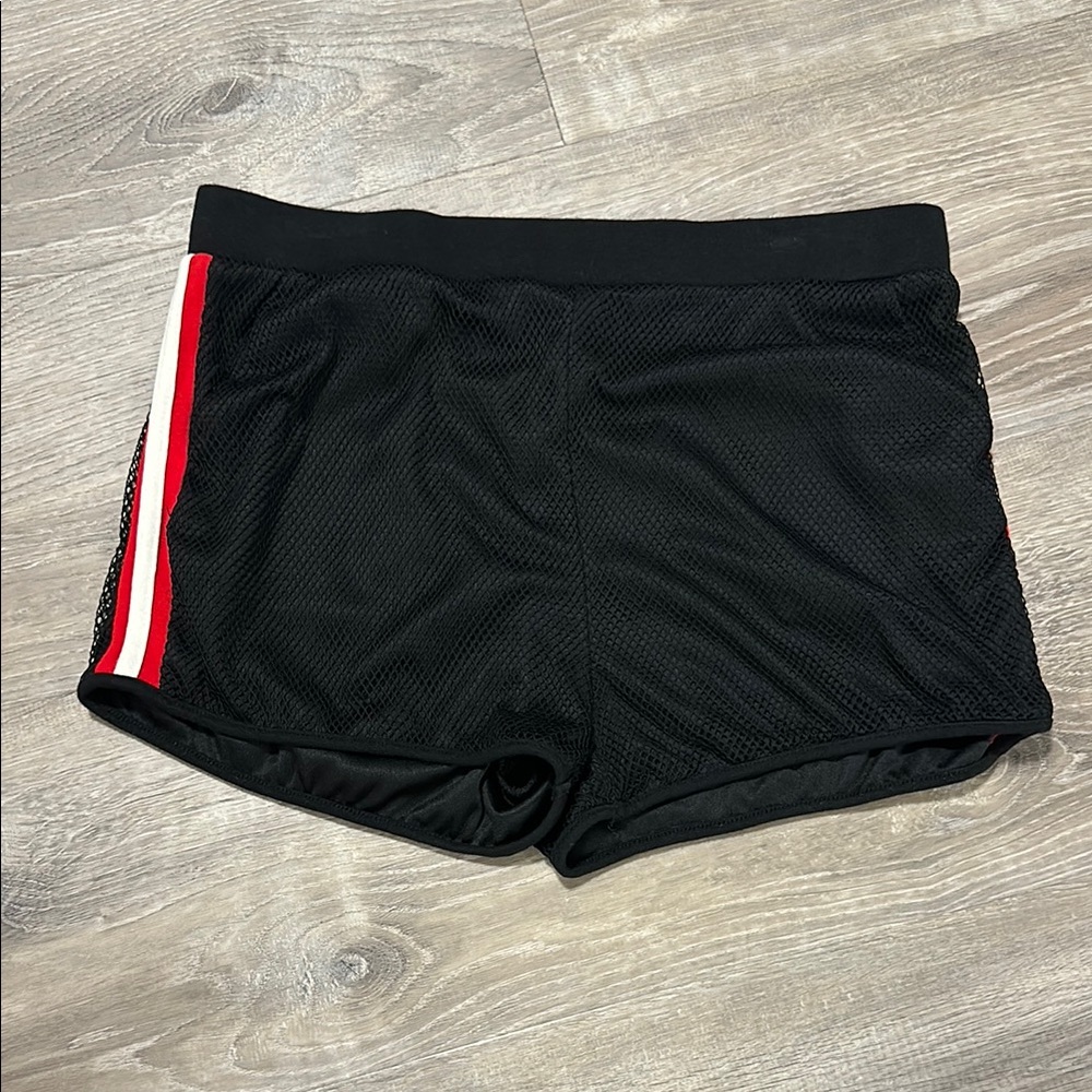 Wild Honey Black and Red Jersey Shorts